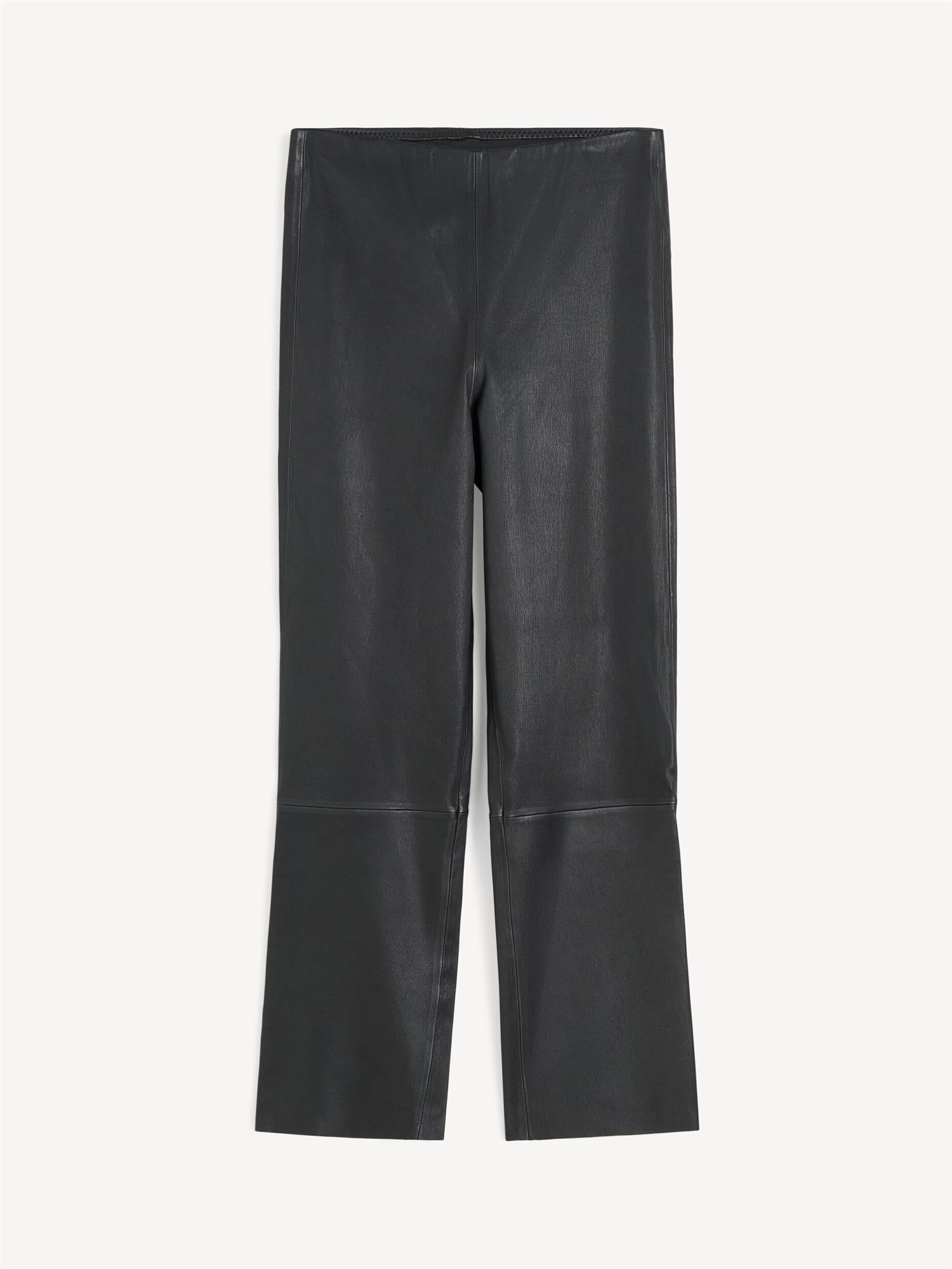 FLORENTINA Leather Trousers Black