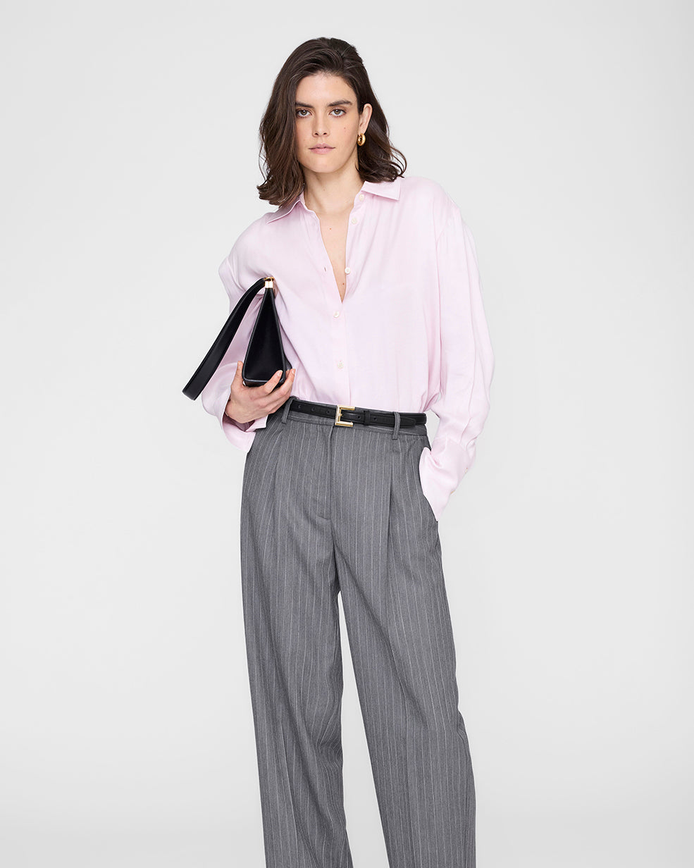 BRIDGET TENCEL BLEND SHIRT POWDER PINK