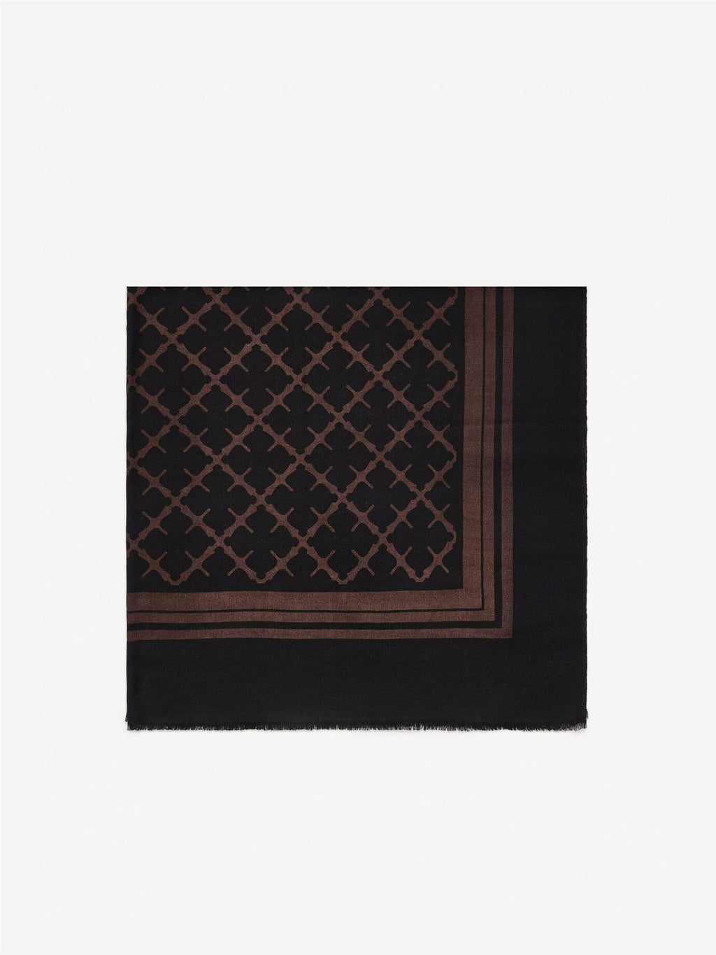 CORNELIS Wool Scarf Dark Chokolate