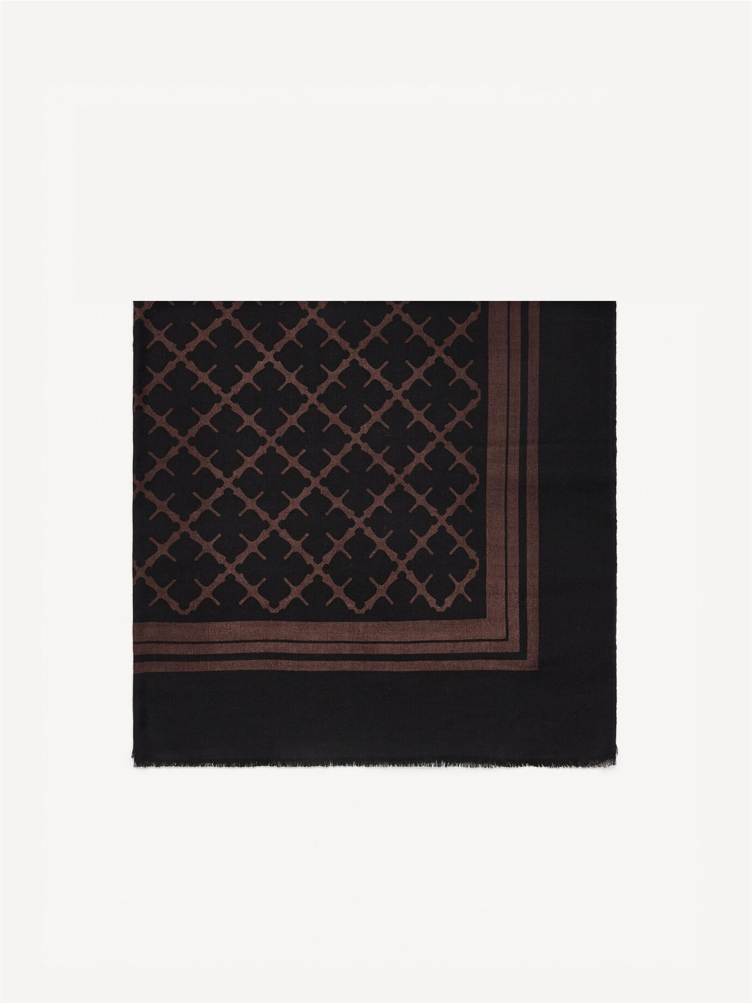 CORNELIS Wool Scarf Dark Chokolate