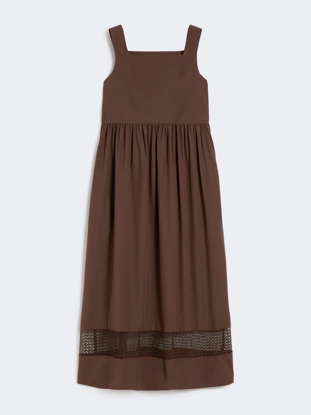 GOLA Cotton Poplin Sleeveless Dress CHOCOLATE
