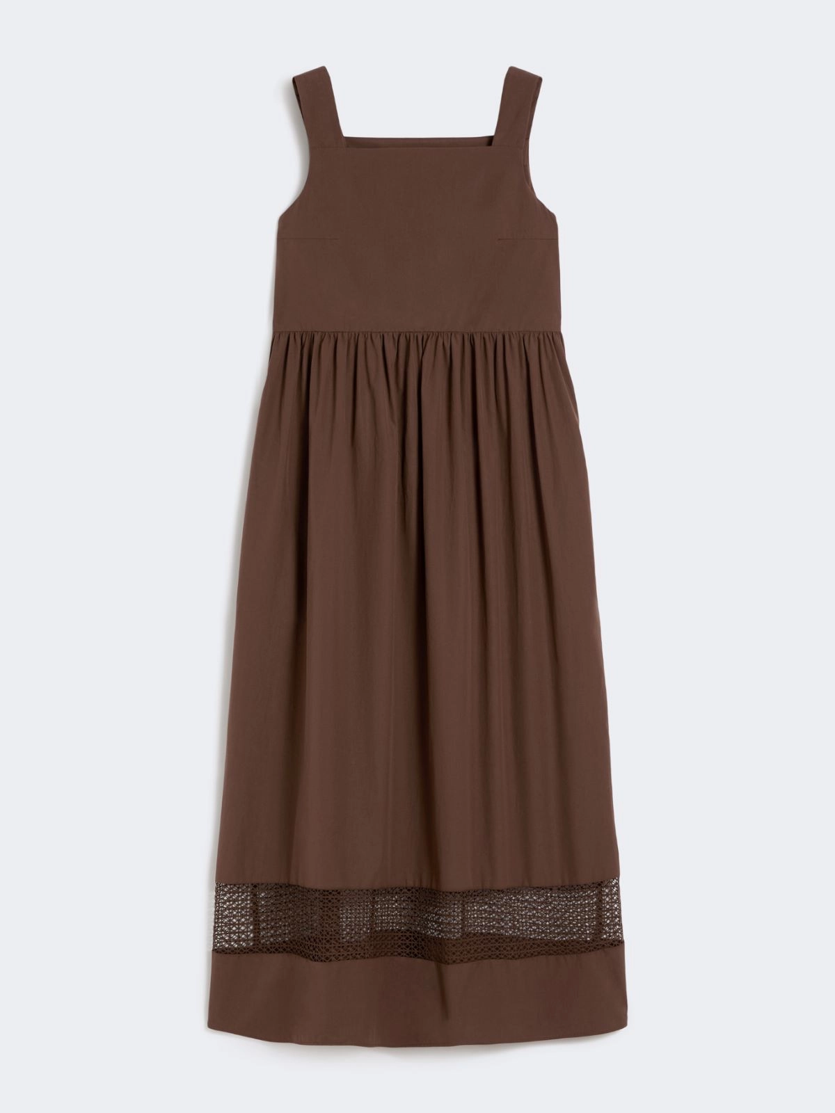 GOLA Cotton Poplin Sleeveless Dress CHOCOLATE