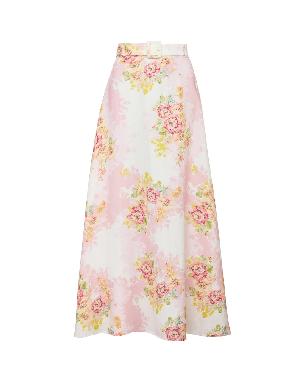 Linen Maxi Skirt Rose Amore