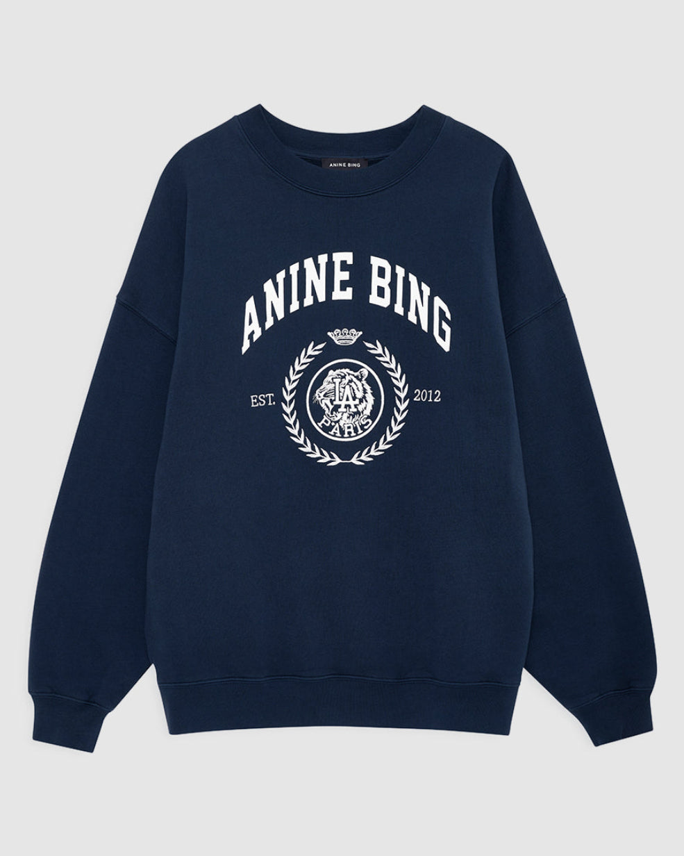 MILES COLLEGIATE SWEATSHIRT DARK NAVY