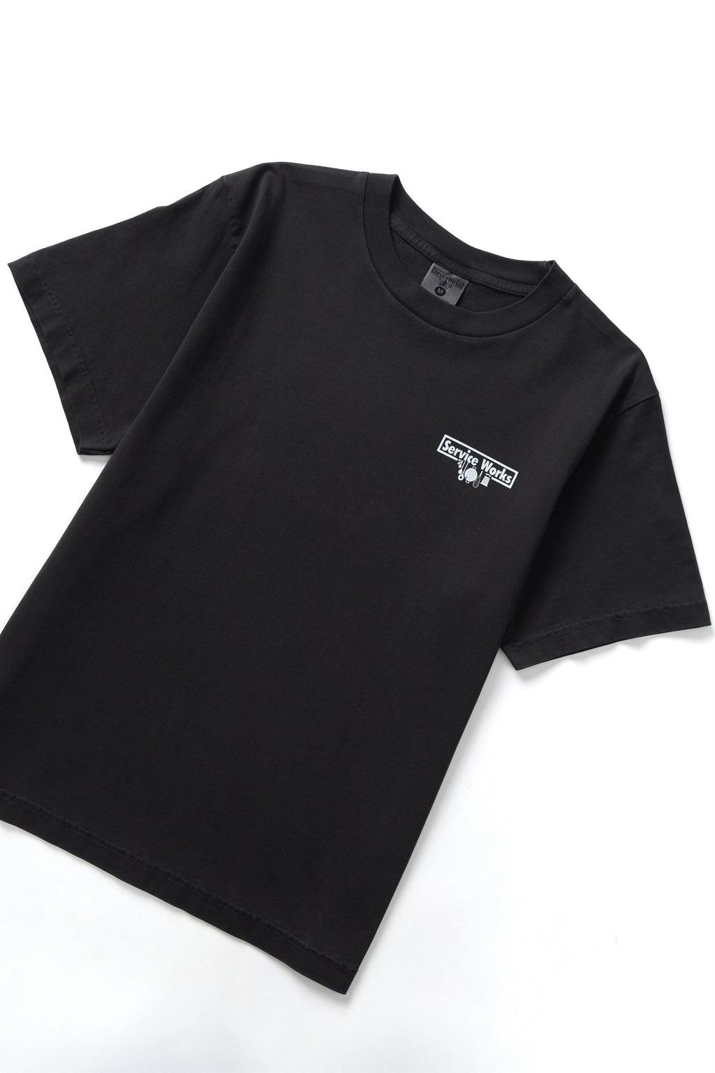 Pigment Dyed Trademark T-shirt Black