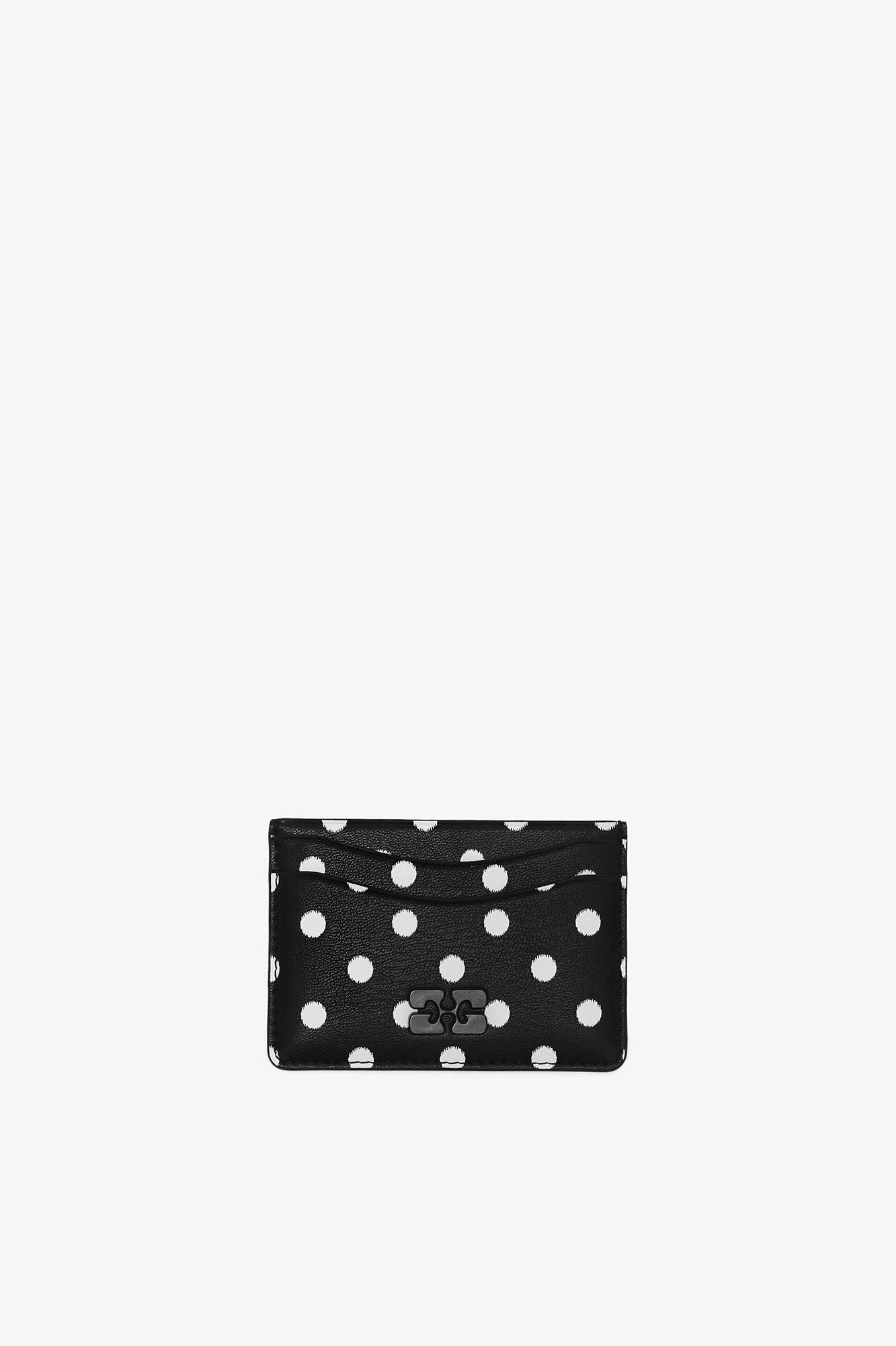Bou Card Holder Printed Dots Black