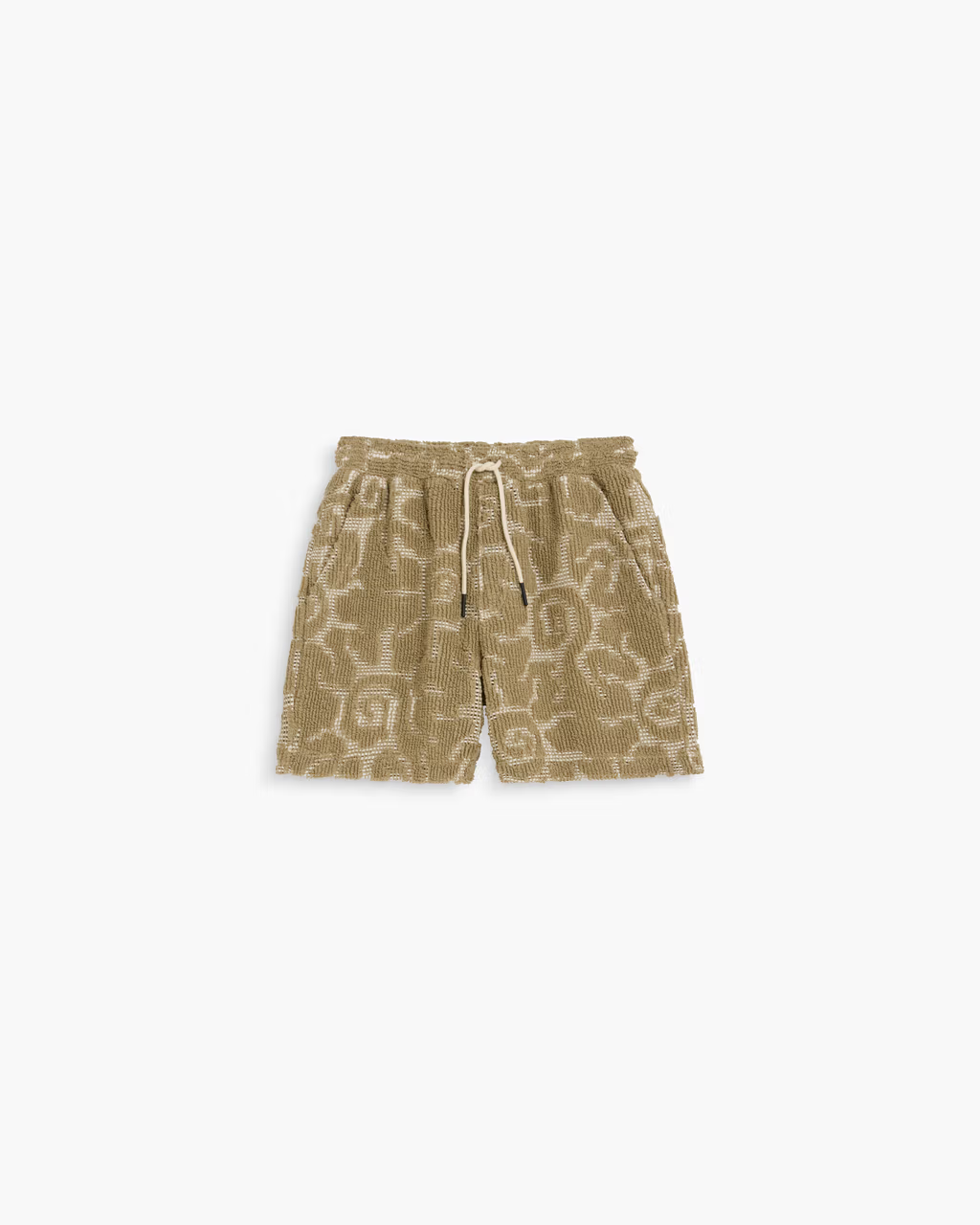 Sunero Porto knitted Crochet Shorts Beige