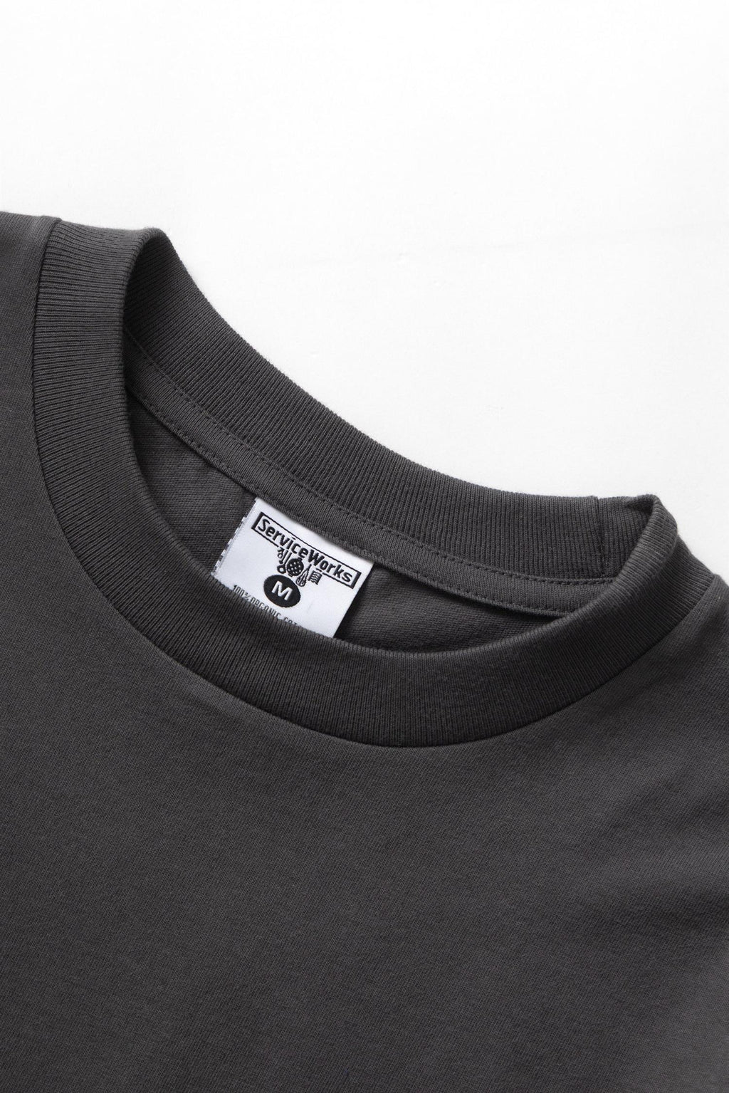 Bootleg Sleeve Print Long Sleeve Charcoal