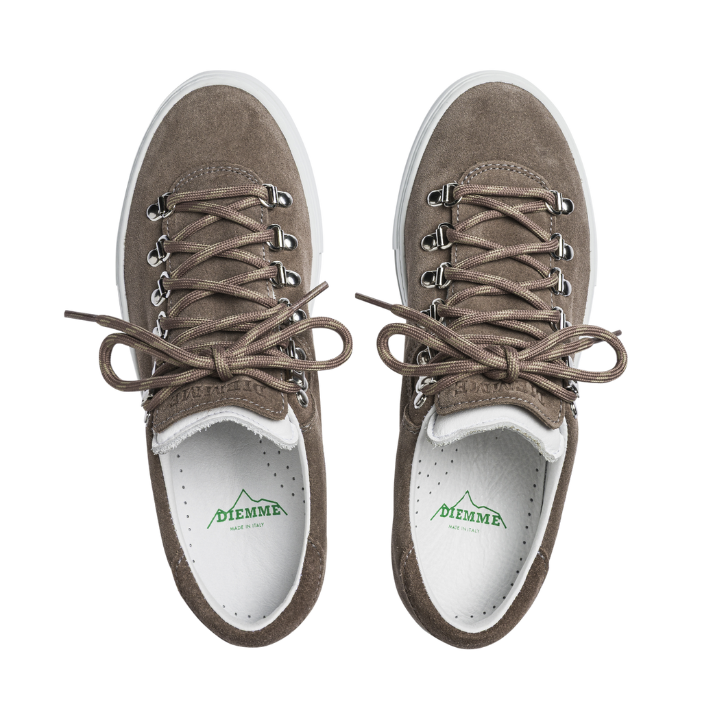 MAROSTICA LOW SUEDE PLATFORM Light Fallow