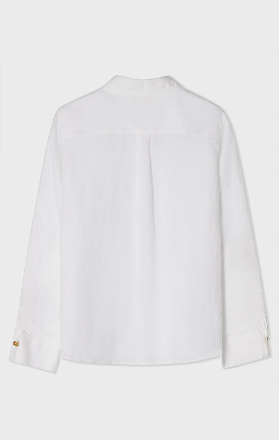NENNE Linen Shirt White