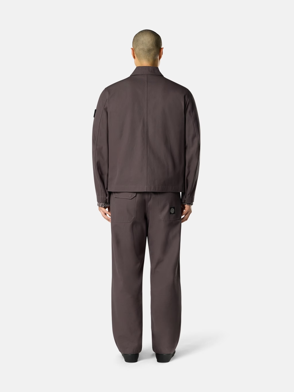 COTTON CANVAS COACH JACKET CHARCOAL