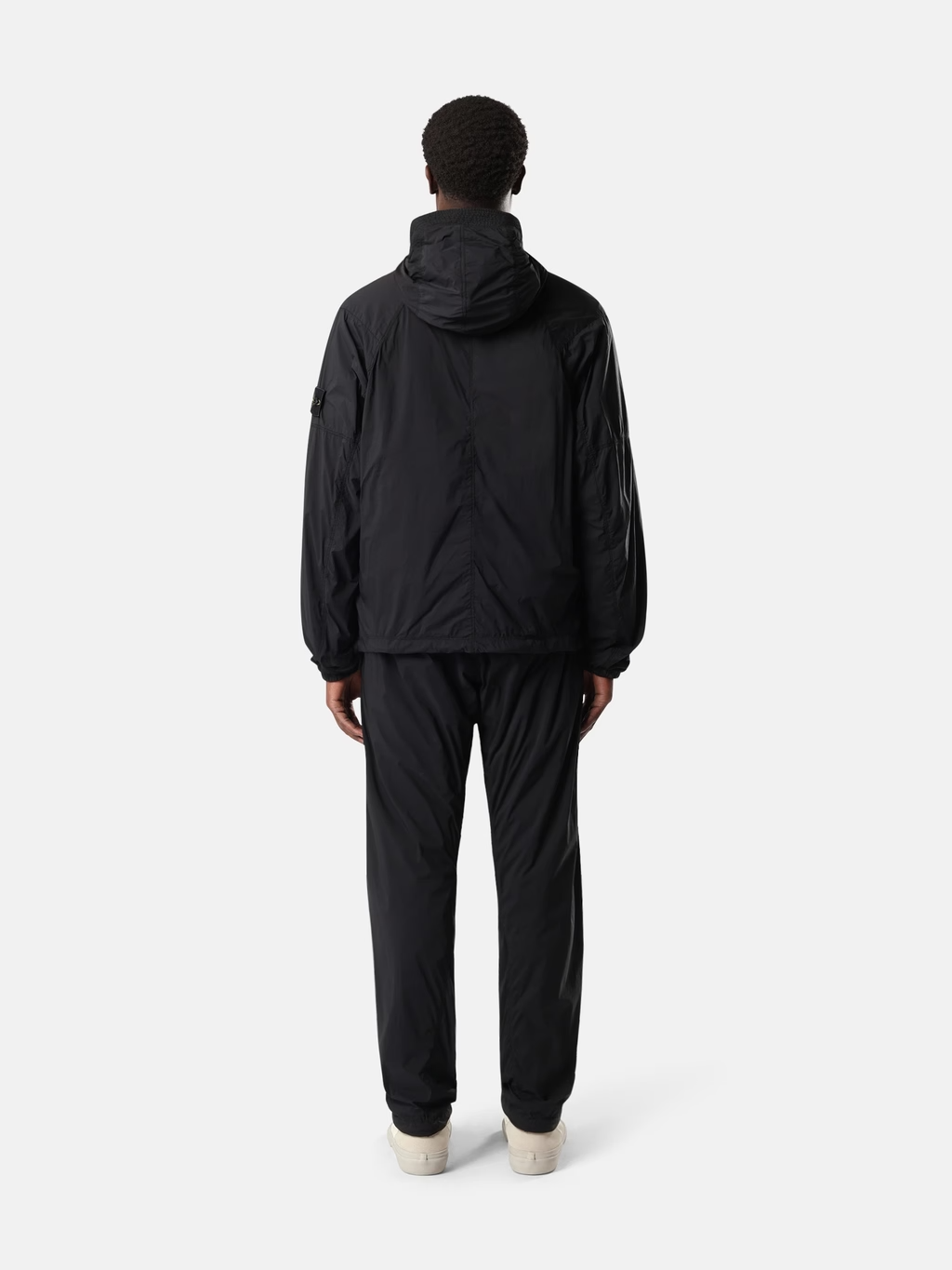 ULTRALIGHT NYLON HOODED JACKET BLACK
