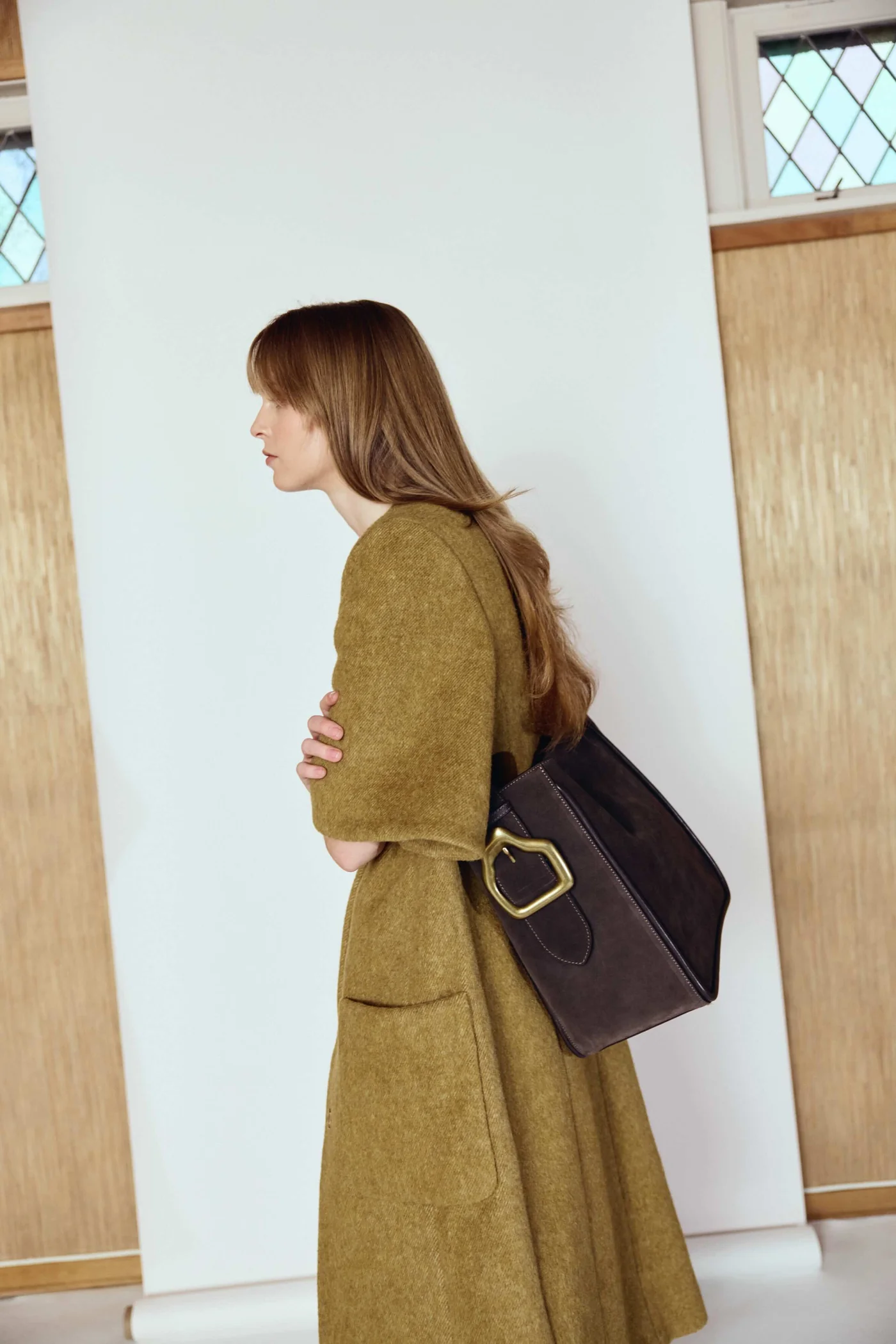 MASAGO Tote bag Camel Suede