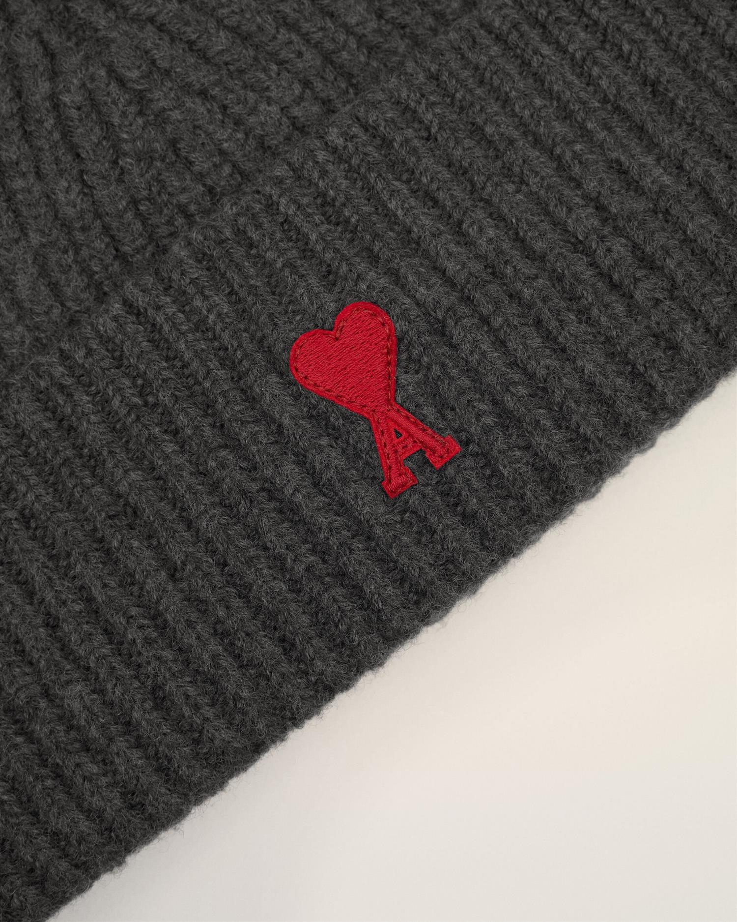 AMI DE COEUR WOOL BEANIE HEATHER GREY