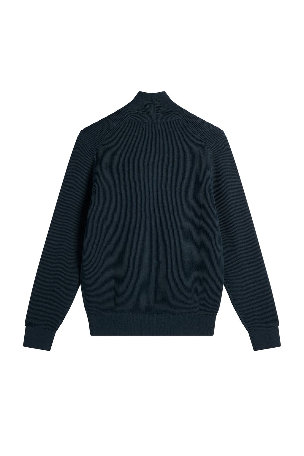 Alex RIBBED COTTON Half Zip Sweater JL Navy