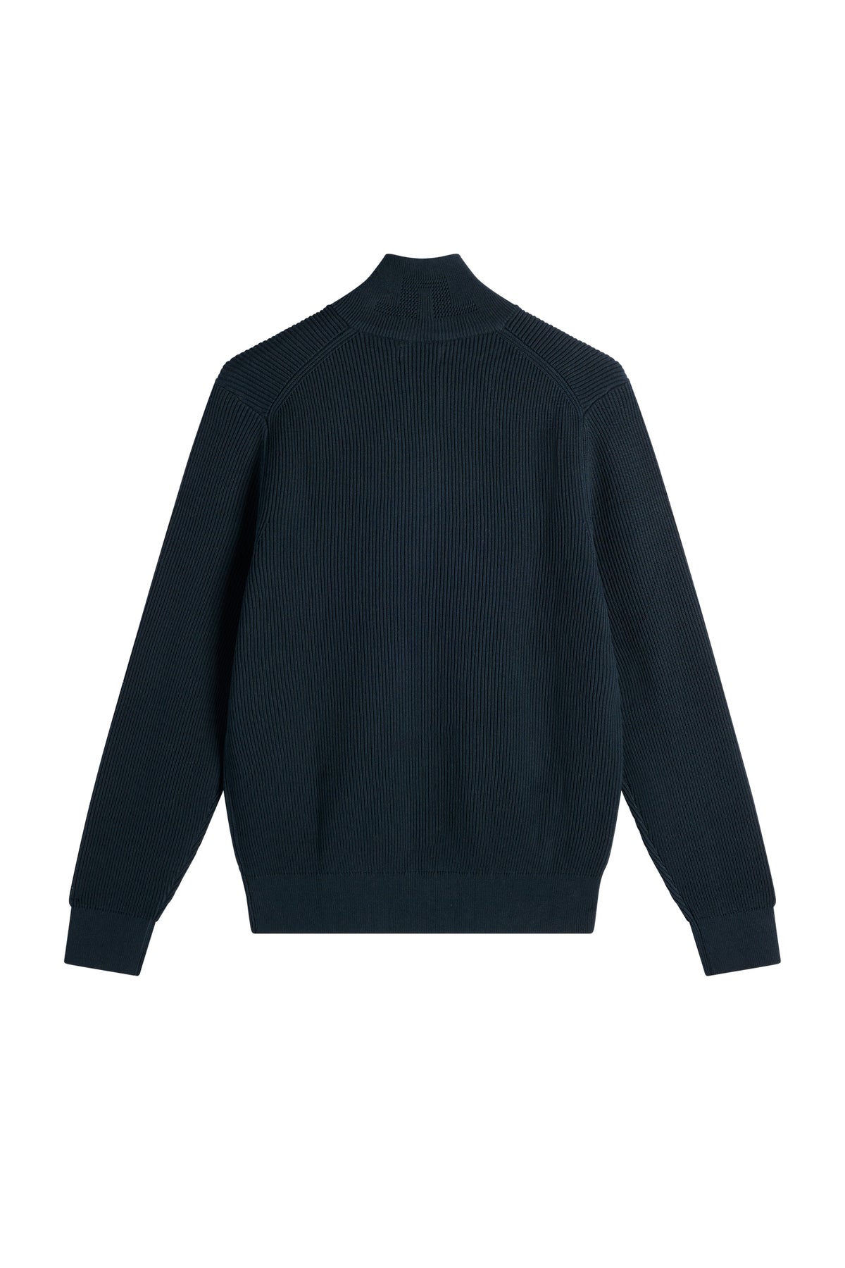 Alex RIBBED COTTON Half Zip Sweater JL Navy