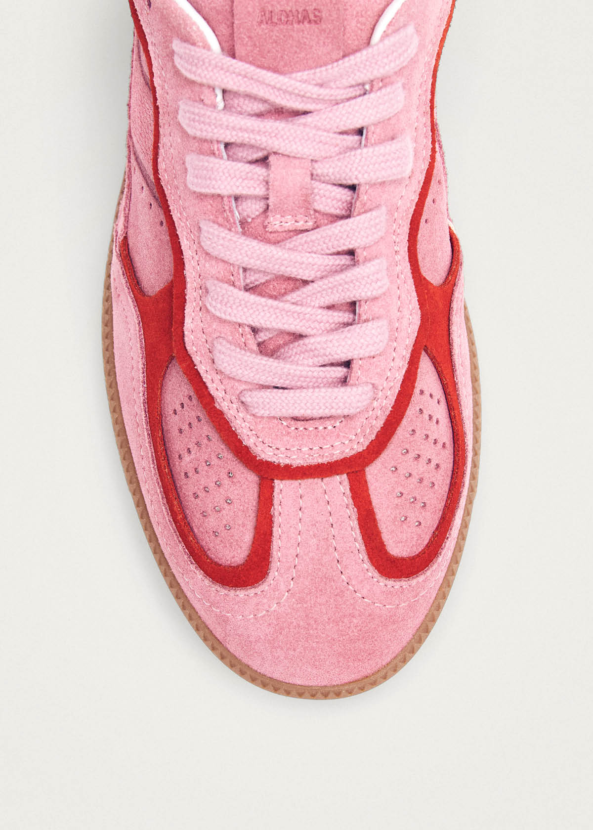 TB.490 Leather Sneakers Rife Sea Pink
