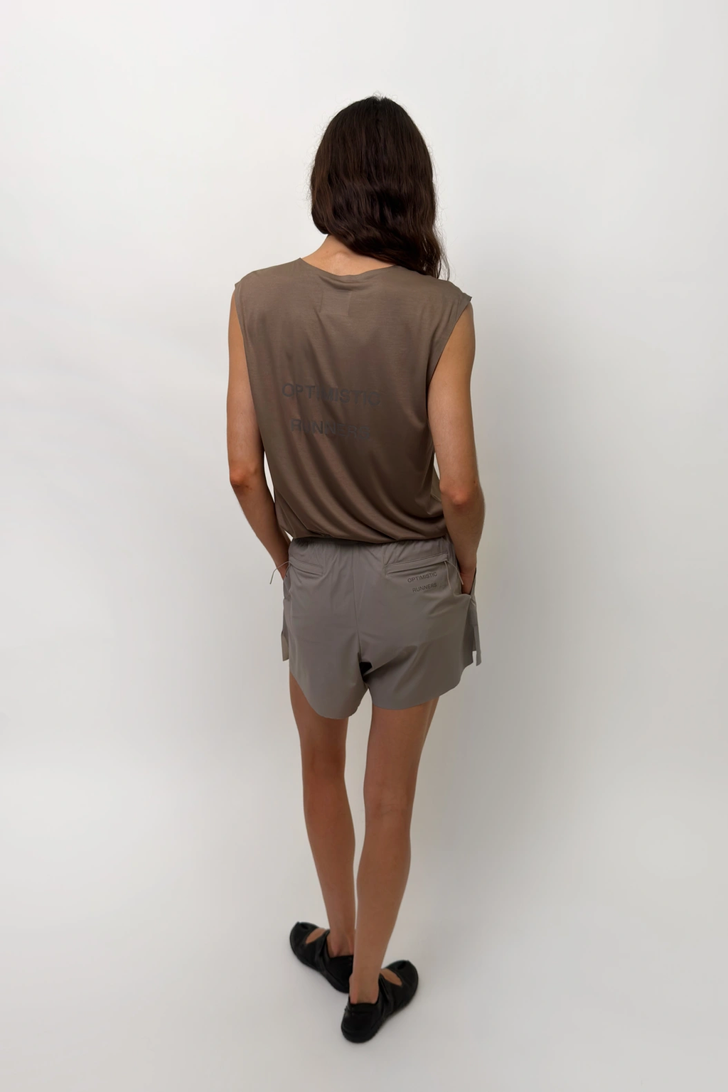 Recycled OR Tank Top Brown
