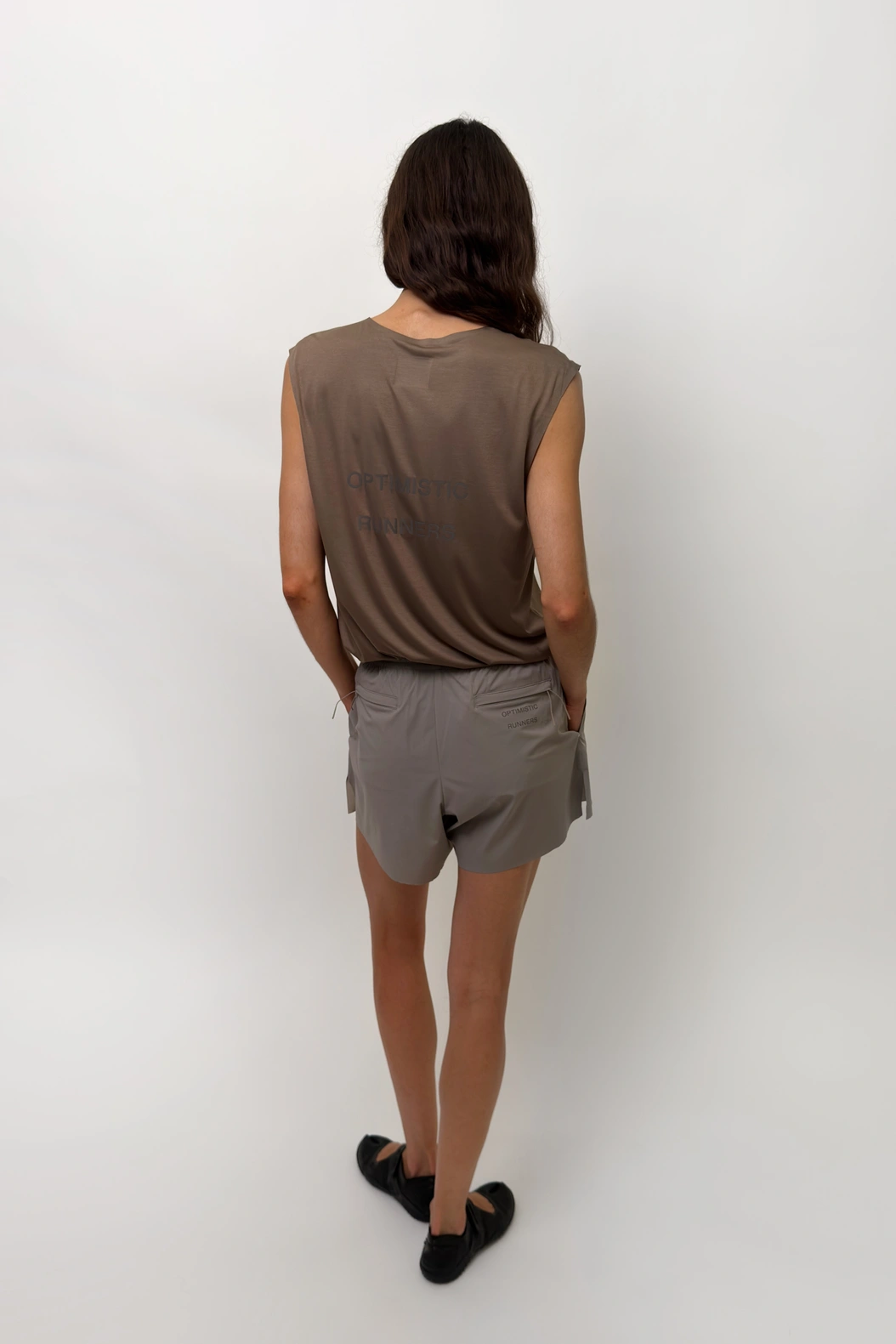Recycled OR Tank Top Brown