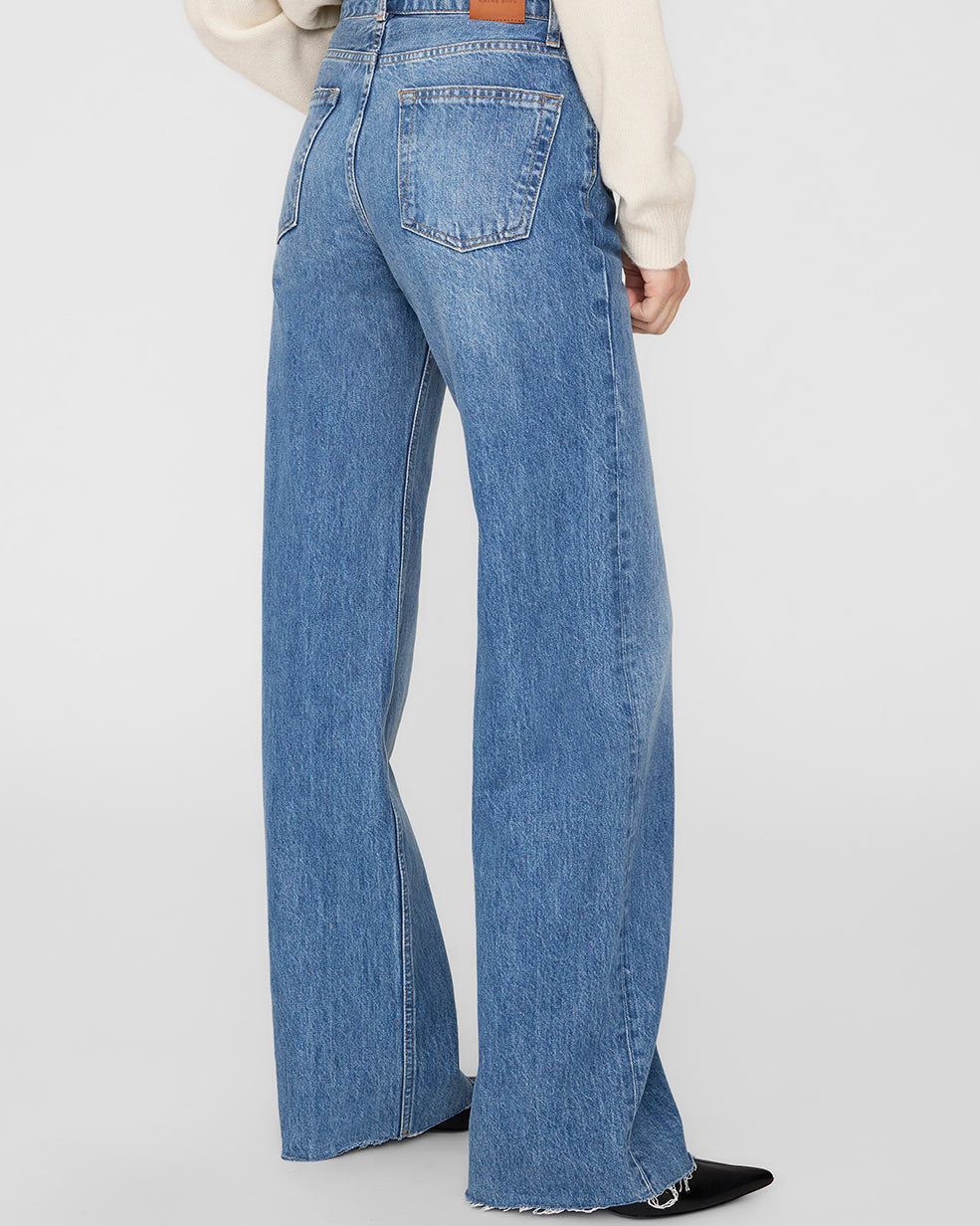 HUGH RELAXED WIDE JEANS PANAMA BLUE