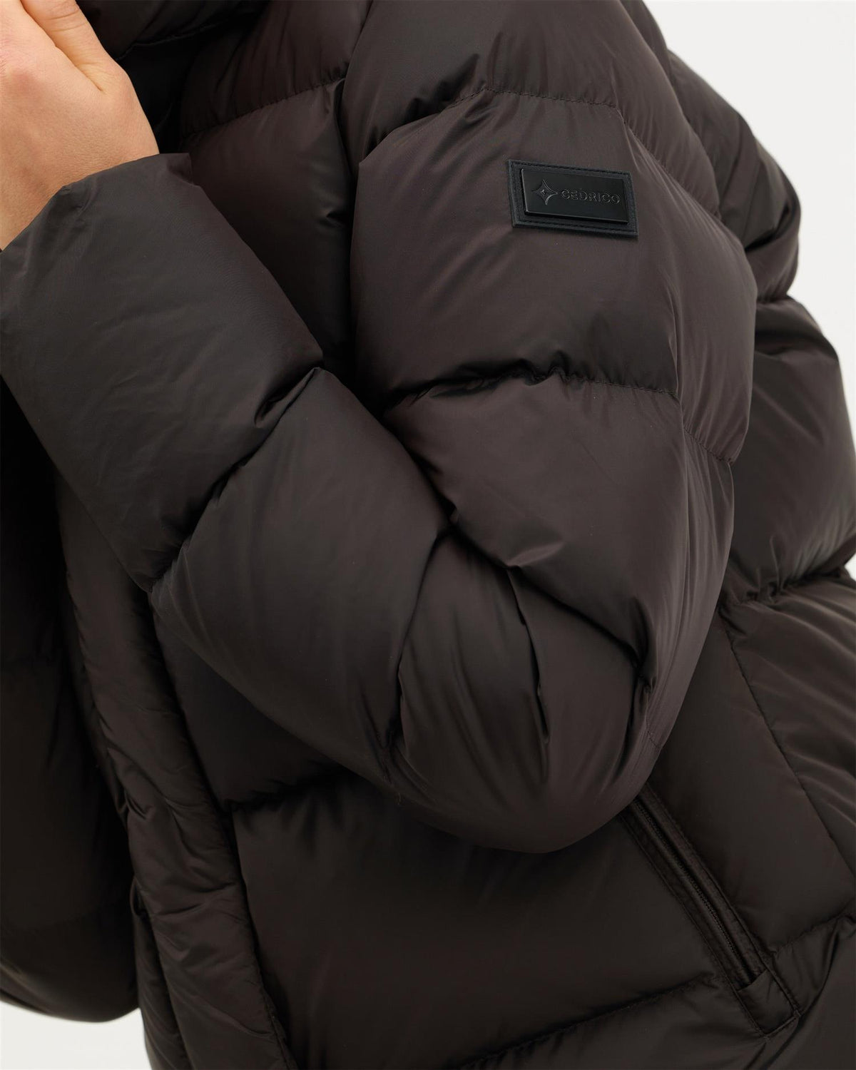 Stella Short Down Jacket Deep Brown