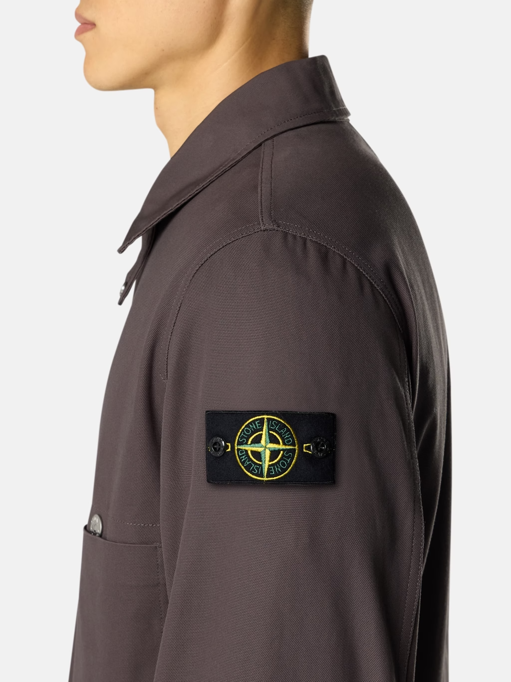 COTTON CANVAS COACH JACKET CHARCOAL