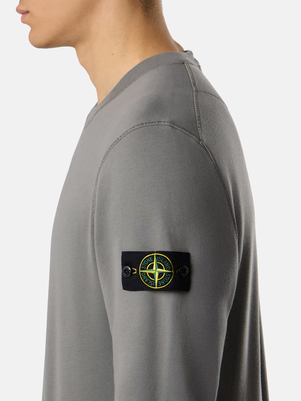 ORGANIC COTTON SWEATSHIRT CEMENT