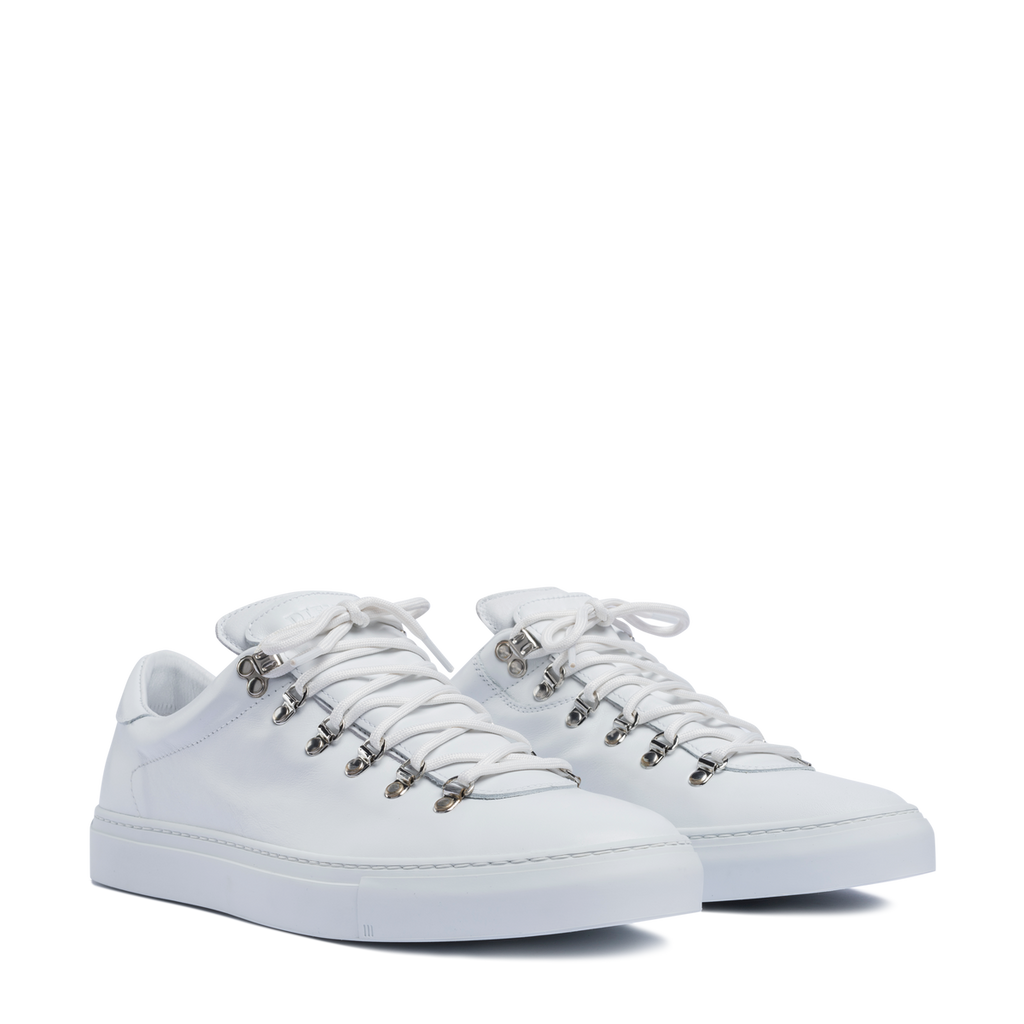 MAROSTICA LOW LEATHER WHITE