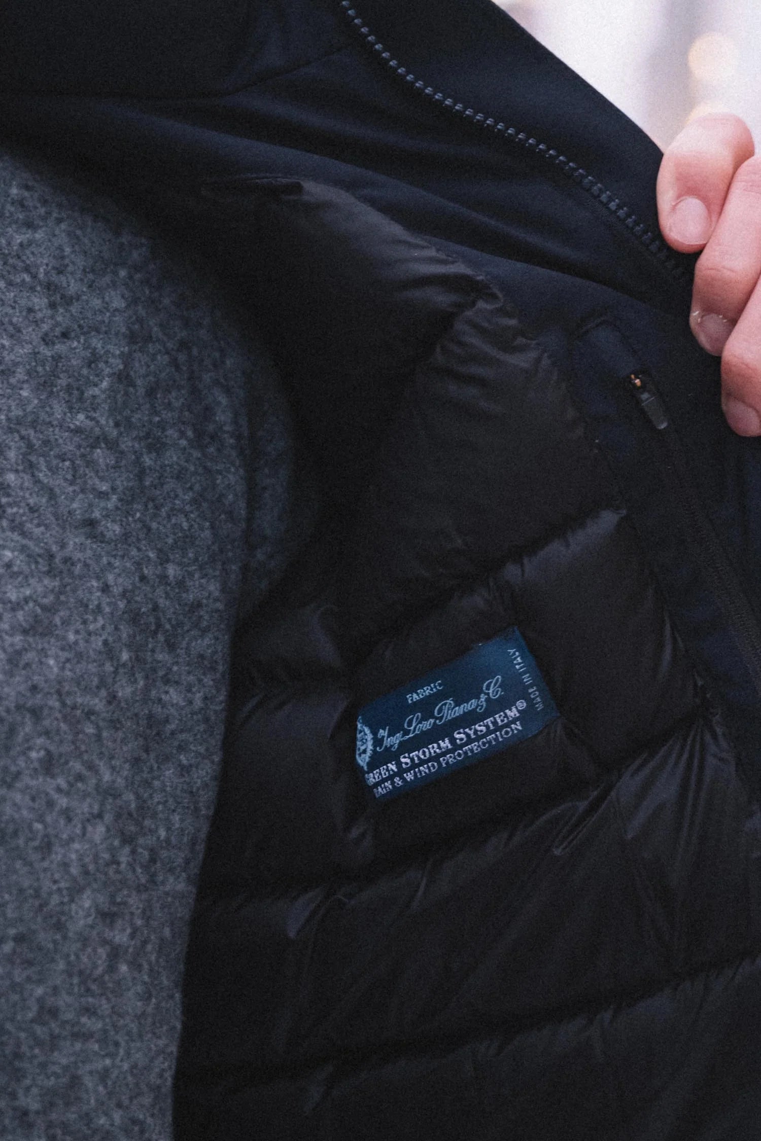 Axis Loro Piana Jacket Deep Blue