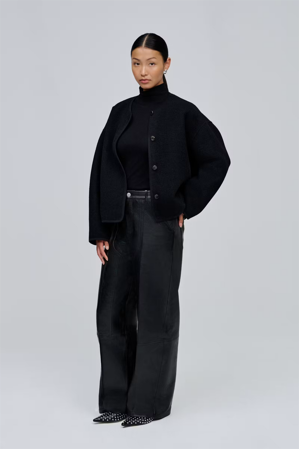 Juventa Wool Blend Jacket Black