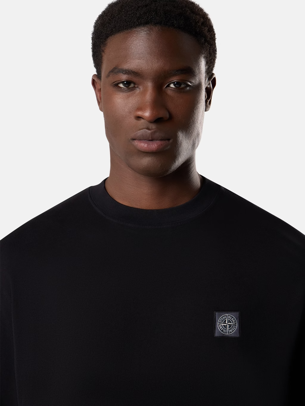 COMBED ORGANIC COTTON T-SHIRT Black