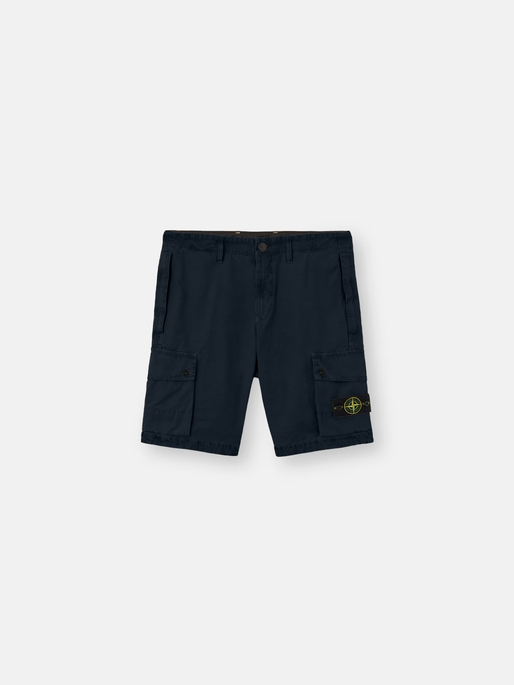 ORGANIC COTTON TWILL SHORTS NAVY BLUE