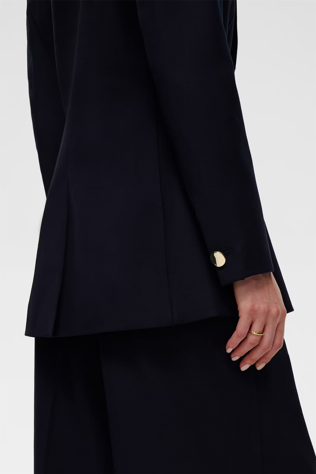 Jolanka Wool Blend Blazer Dark Navy