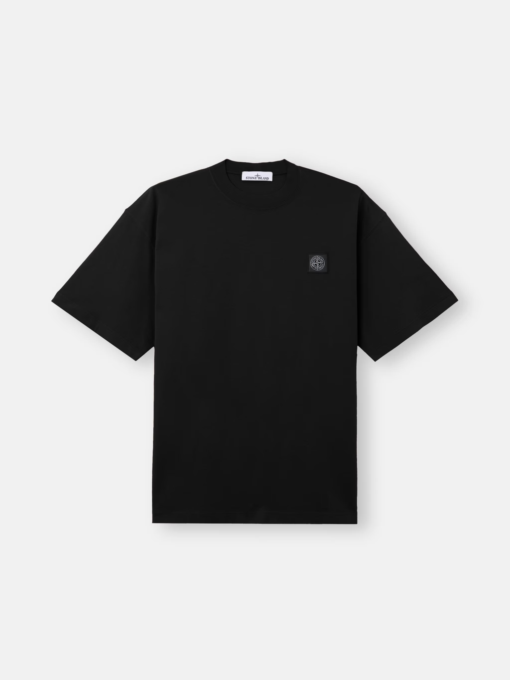 COMBED ORGANIC COTTON T-SHIRT Black