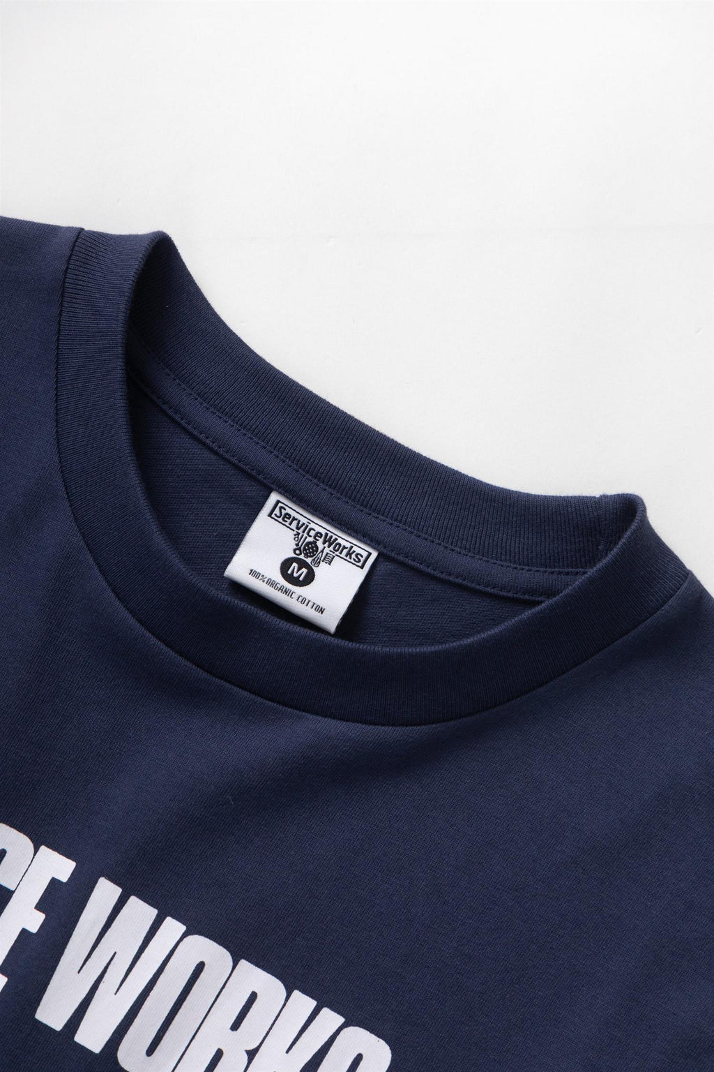 Garden Front Print T-shirt Navy