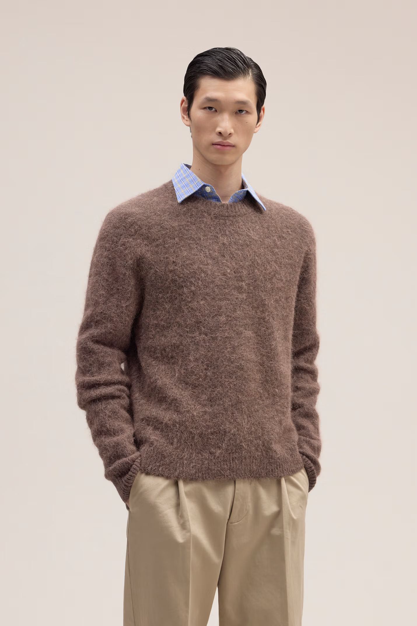Russell Alpaca Blend Sweater 60012 Brown