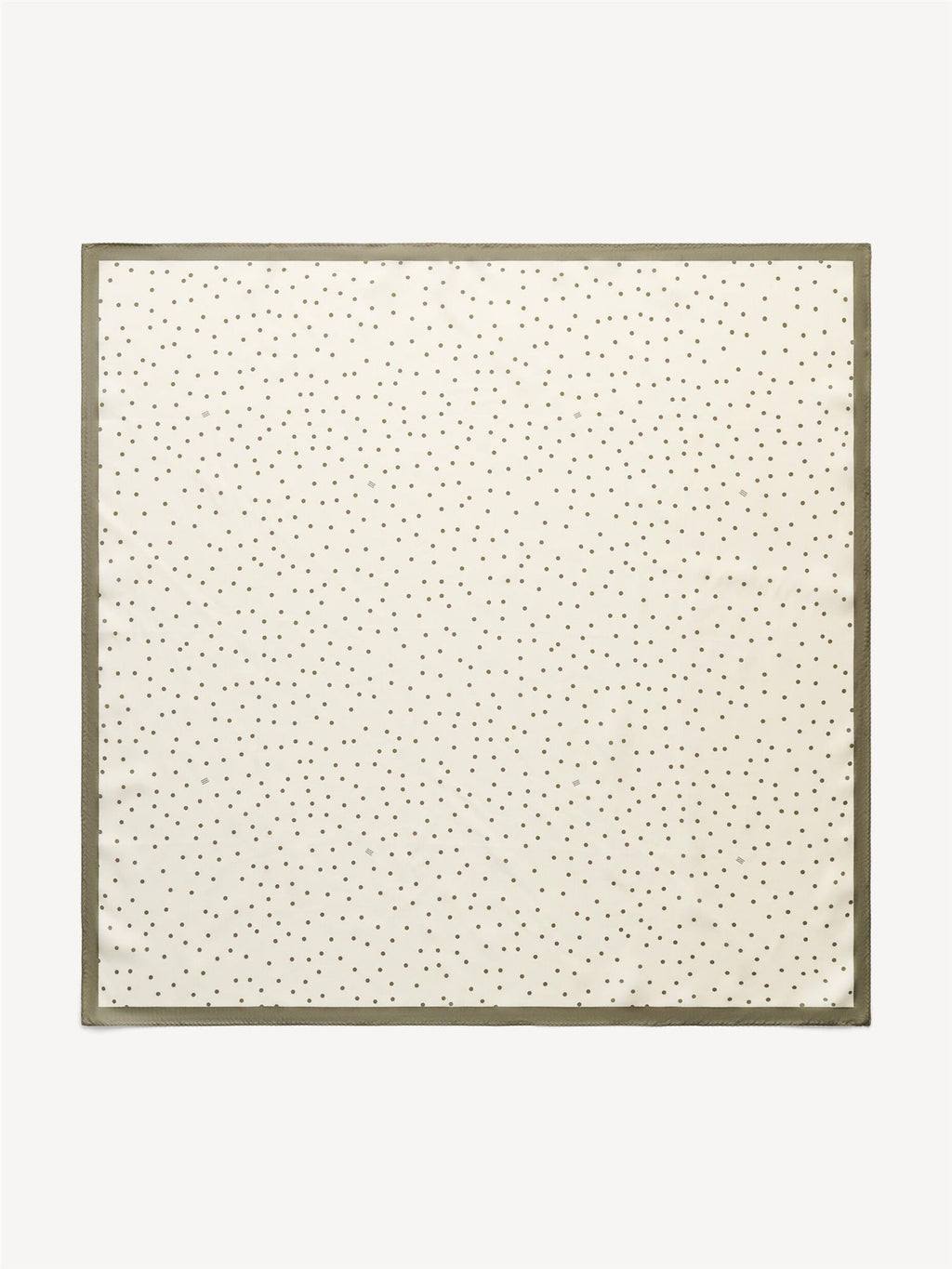 POULAS Silk Scarf DEEP LICHEN GREEN