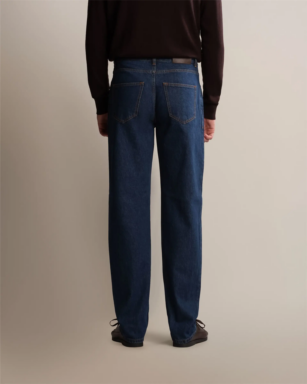 Cavour Regular Straight Leg Jeans Navy
