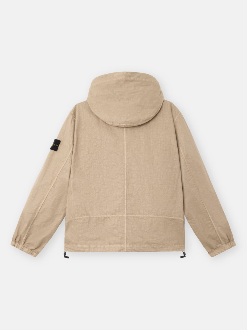 ORGANIC-LOOK NYLON PANAMA-TC JACKET DESERT