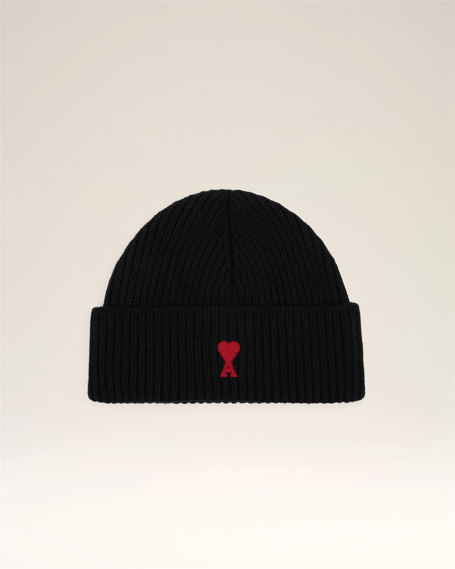 AMI DE COEUR WOOL BEANIE BLACK
