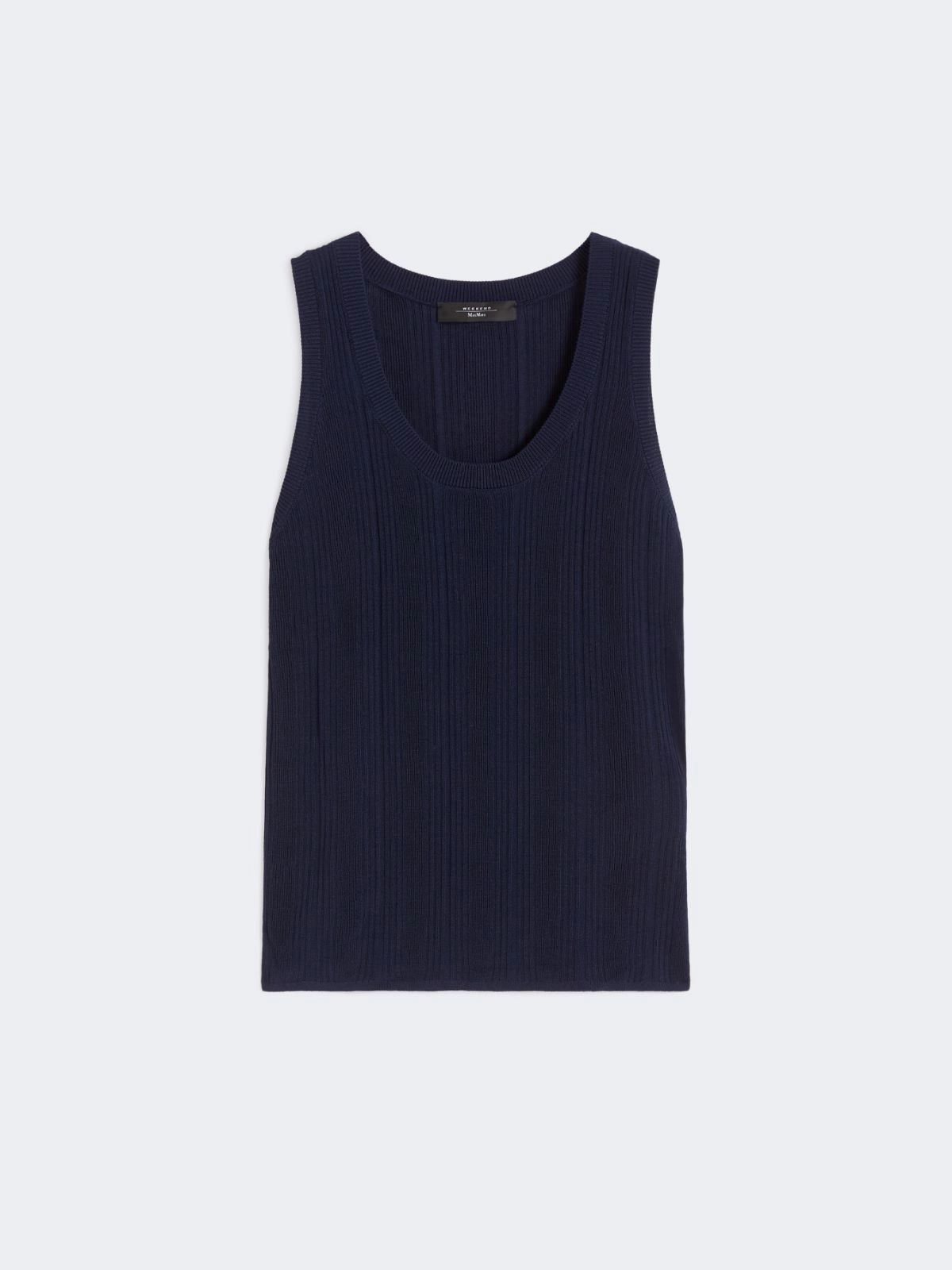 COSE Ribbed Viscose Tank Top NAVY