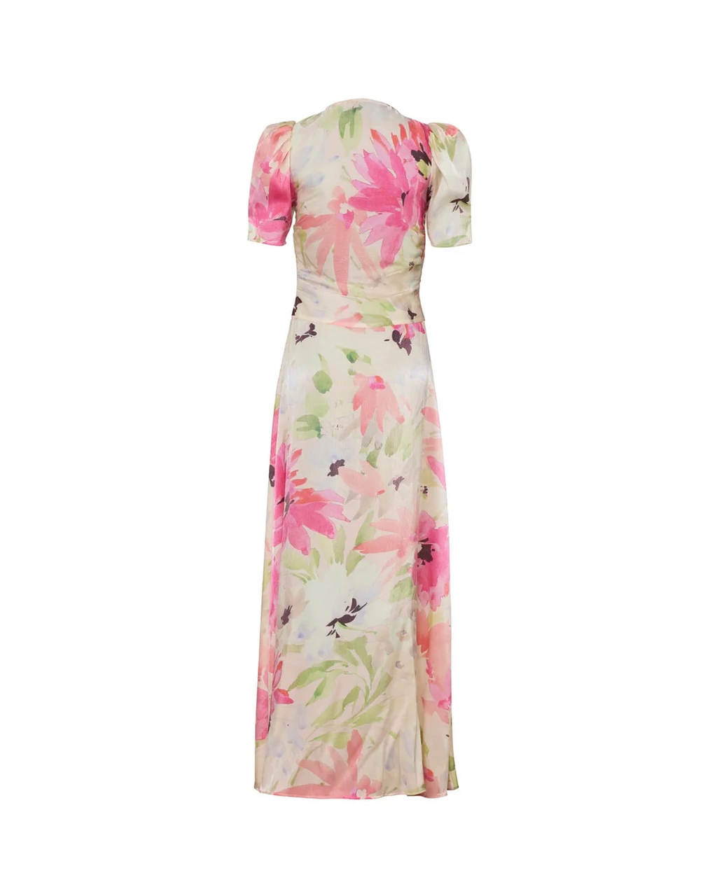 Shiny Button-Down Dress Soft Dew
