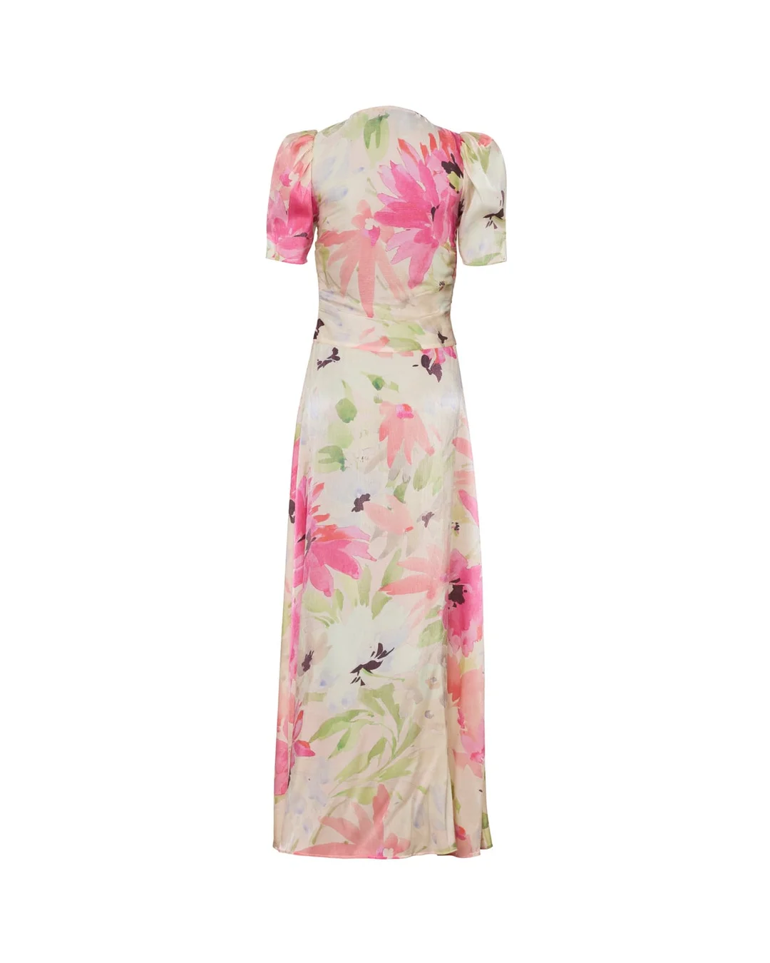 Shiny Button-Down Dress Soft Dew
