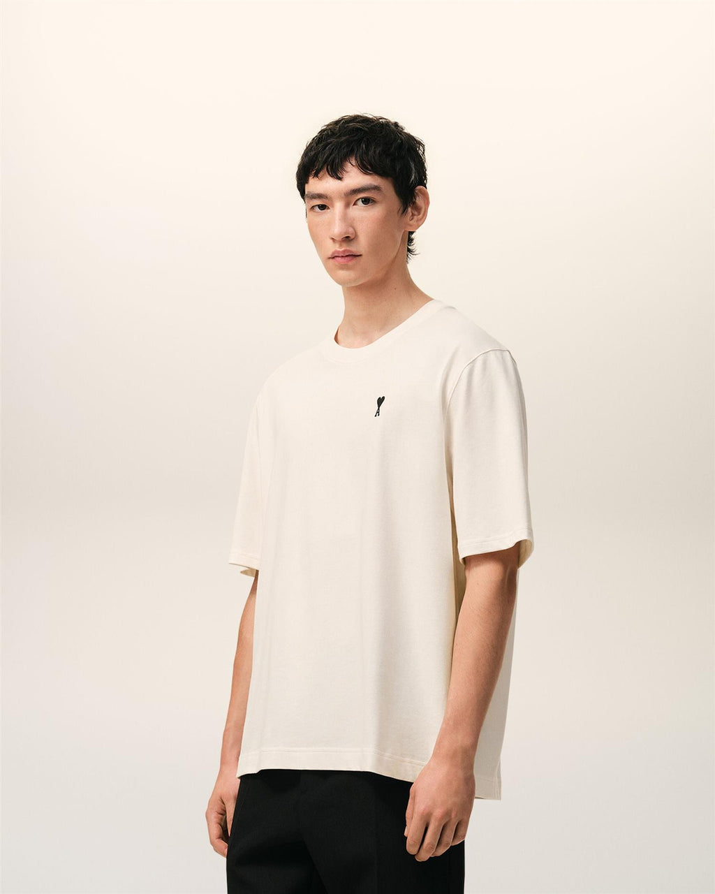 PLACE DES VICTOIRES Back PRINT T-SHIRT WHITE CREAM