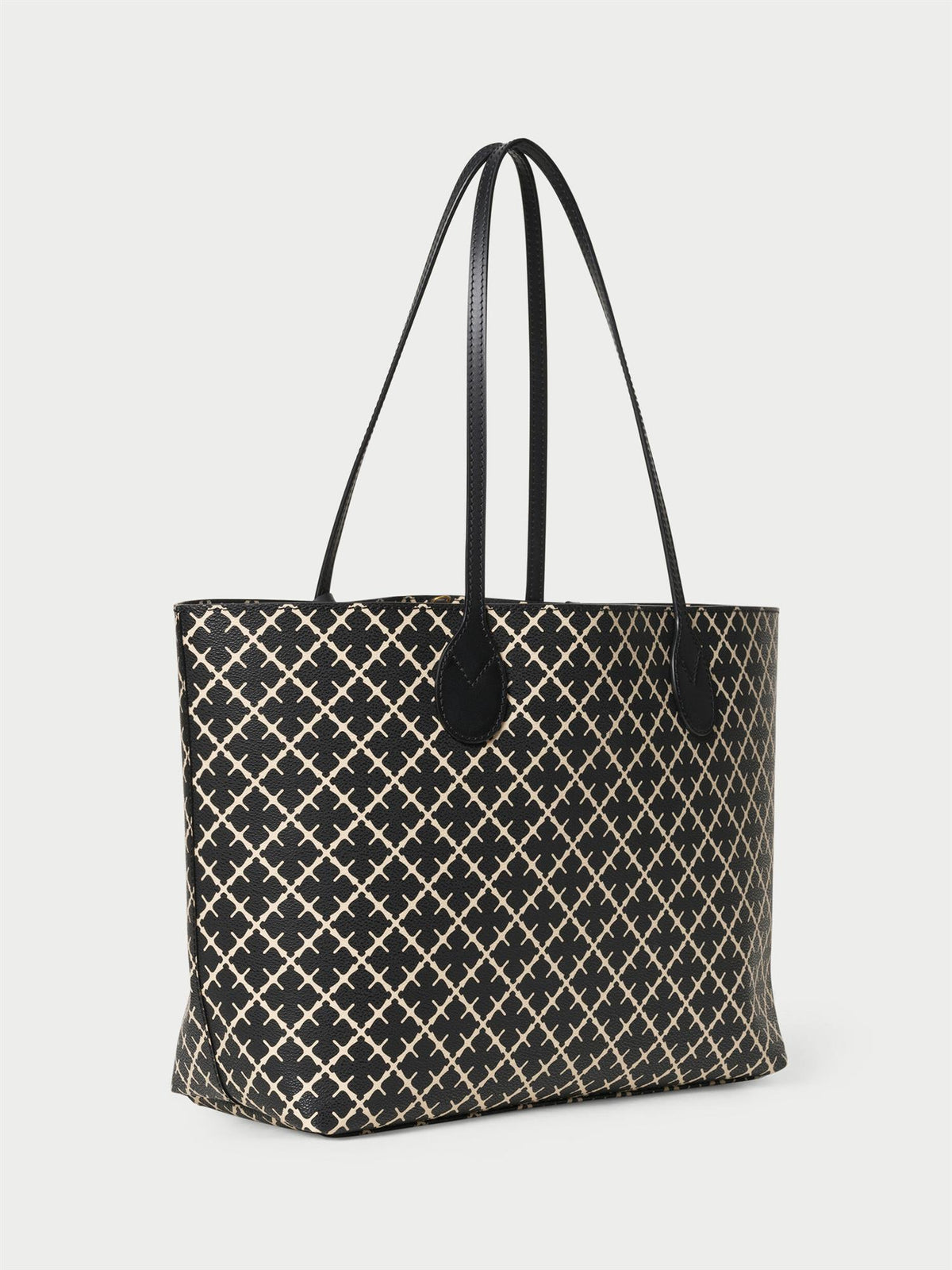 Abigail printed tote bag Black