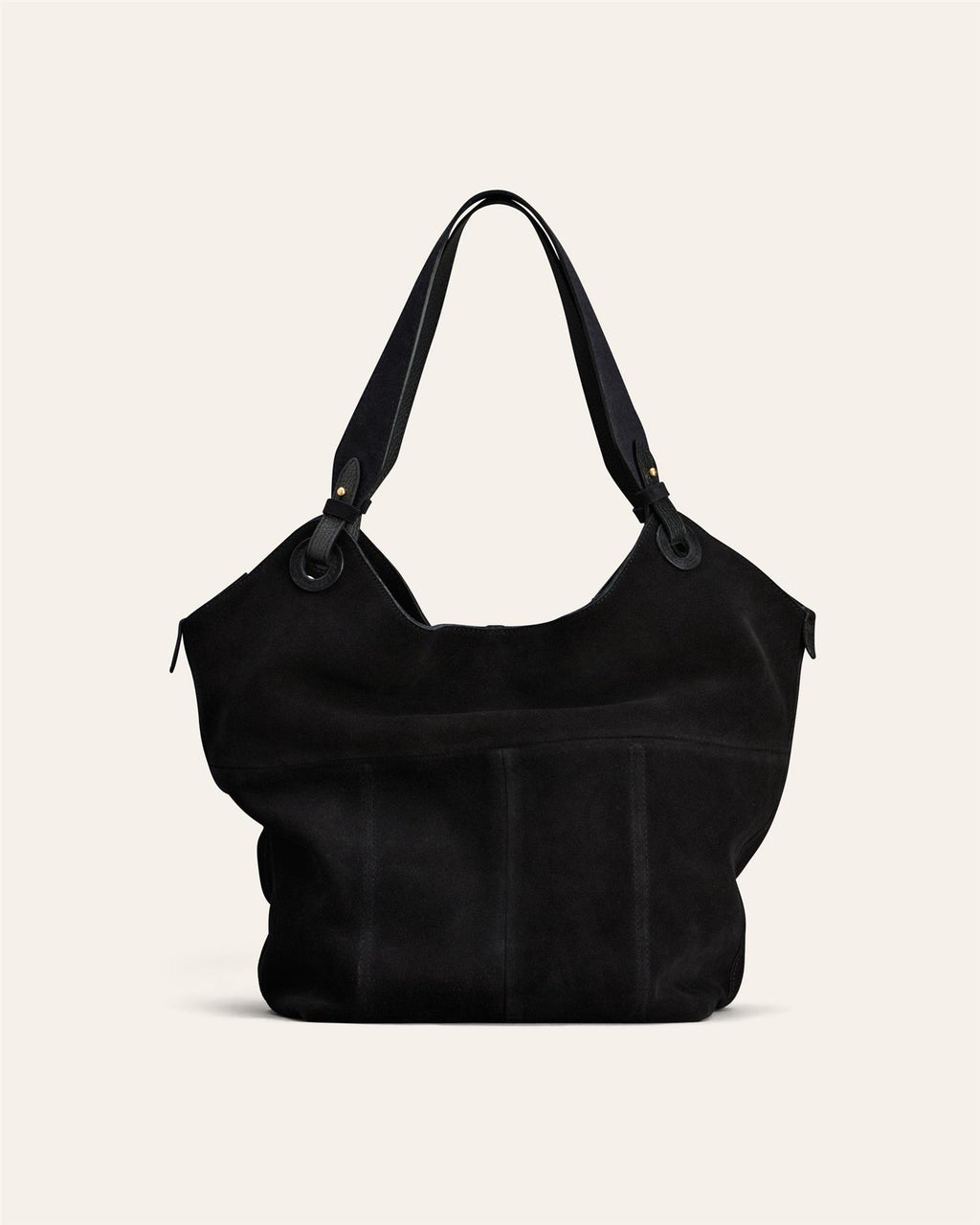 SOHO Suede Shoulder Bag Black