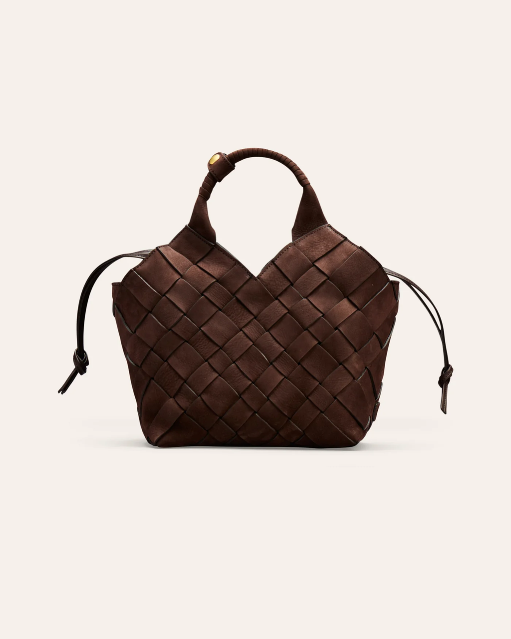 MISU Shoulder bag Umber Nubuck Gold