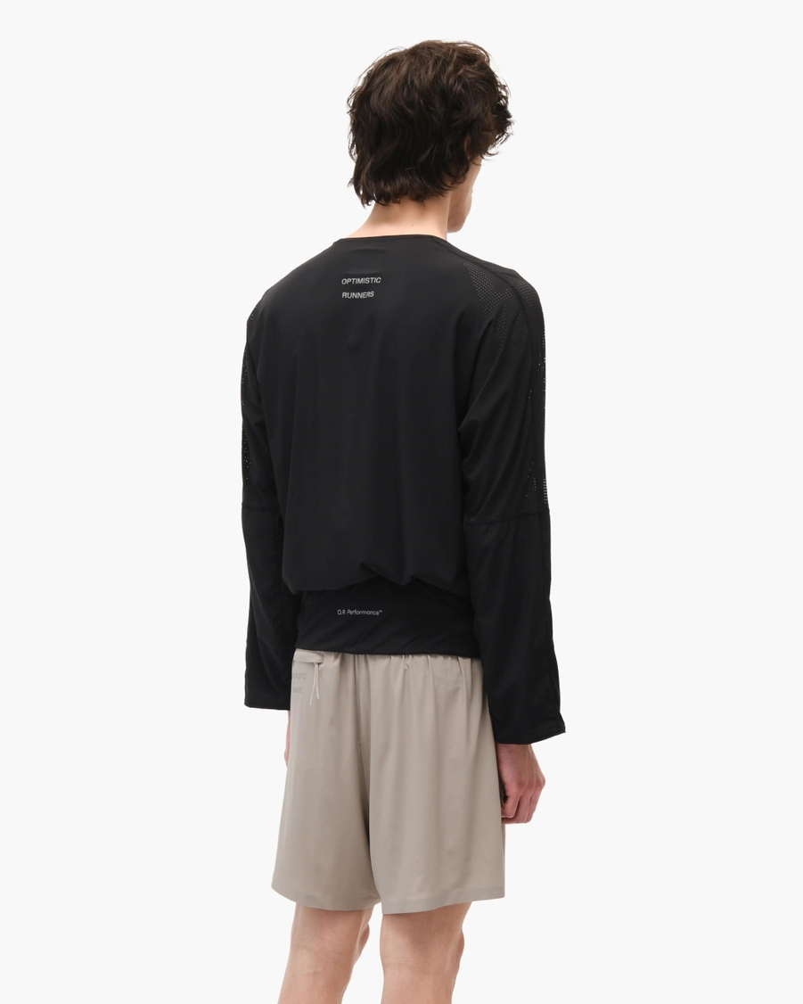 Perforated Longsleeve BLACK