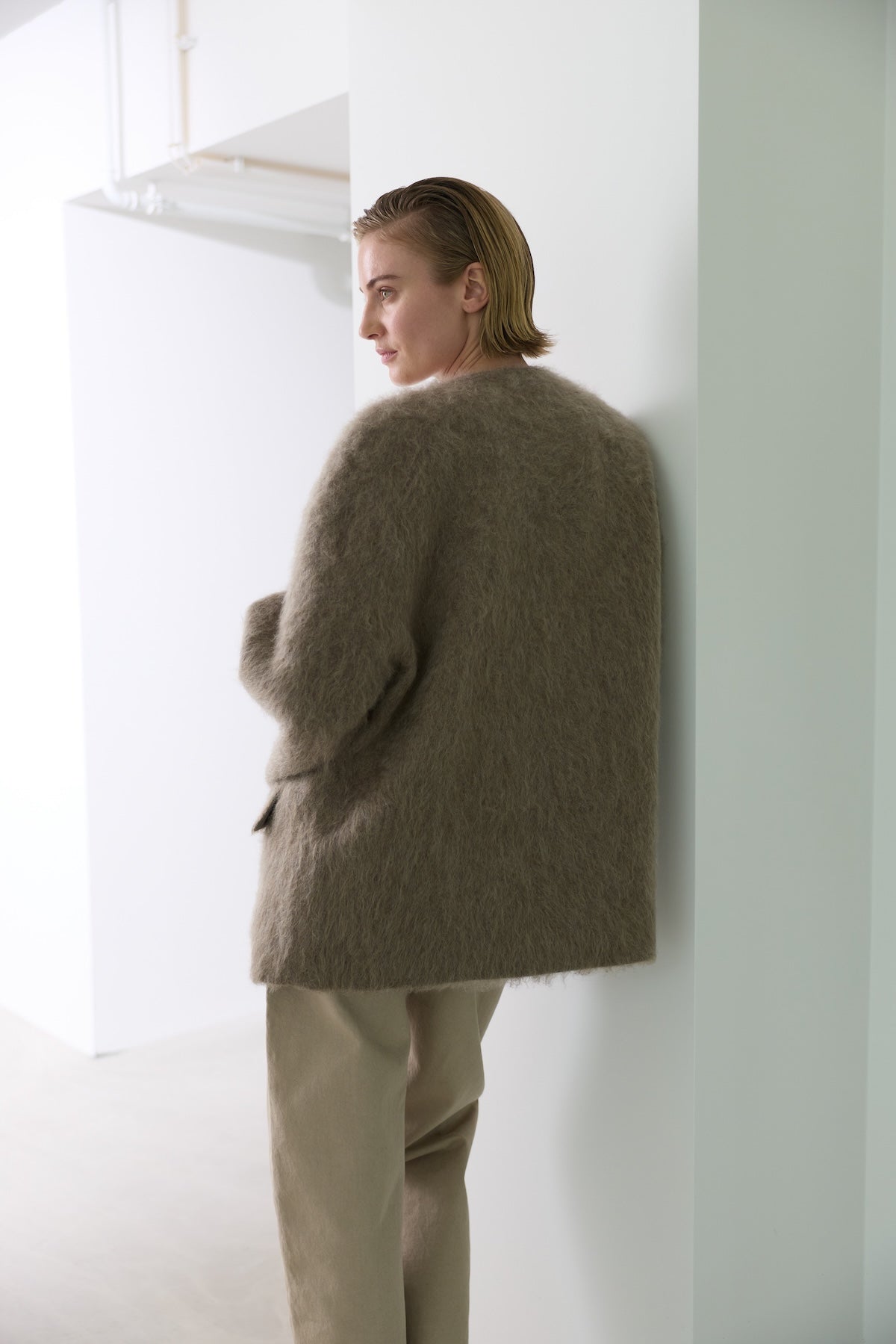 Sorgenfri Wool Cashmere Jacket Taupe