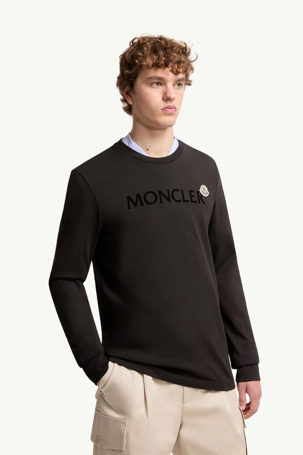 Chest Logo Longsleeve T-SHIRT BLACK